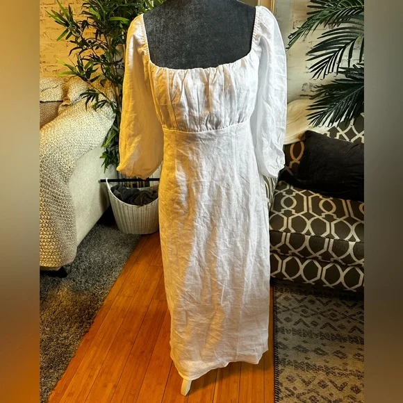 chinese dress ladies Romilly Linen Midi Dress main image 0